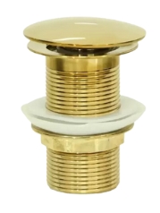 VALVULA CLICK METAL 1.1/4'' DOURADA - ULTRA METAIS