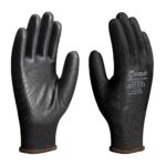 LUVA PU PRETA T. 10 (EG) - IMBAT