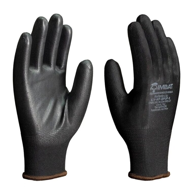 LUVA PU PRETA T. 10 (EG) - IMBAT