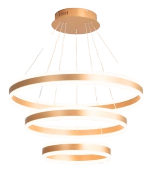 LUSTRE PENDENTE BIG THREE CIRCLE - MEGA ACE