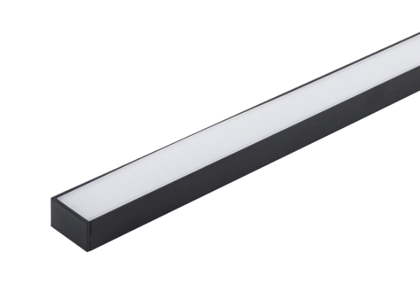 PERFIL SOBREPOR ARO PRETO 30MM X 20MM - 2 METROS