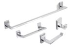 KIT BANHEIRO BAVARO CROMADO C/ 4 PC -