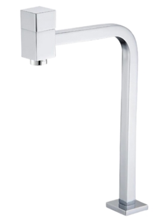 TORNEIRA LINK QUADRADA ALTA CROMADA 20x32CM 90º