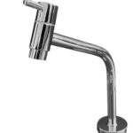 TORNEIRA LINK REDONDA BAIXA CROMADA 15,4x22CM 45º