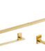 KIT BANHEIRO BAVARO 4 PEÇAS DOURADO
