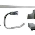 KIT BANHEIRO DIAMANTE 5 PEÇAS CROMADO