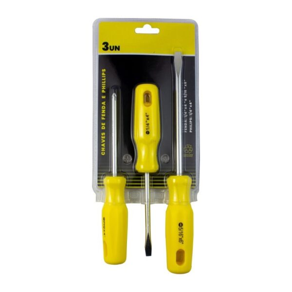 JG. CHAVES FENDA/PHILLIPS 3 PC - RF MAX