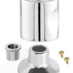 ACABAMENTO COMPLETO ESTRIA DECA C42 ZAMACK CROMADO