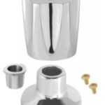 ACABAMENTO COMPLETO ESTRIA DECA C25 ZAMACK CROMADO