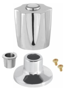 ACABAMENTO COMPLETO ESTRIA DECA C25 ZAMACK CROMADO