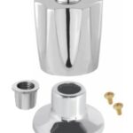 ACABAMENTO COMPLETO ESTRIA DOCOL C25 ZAMACK CROMADO