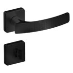 FECHADURA DOTS BANHEIRO PRETO FOSCO F-2800/64 - ALIANÇA