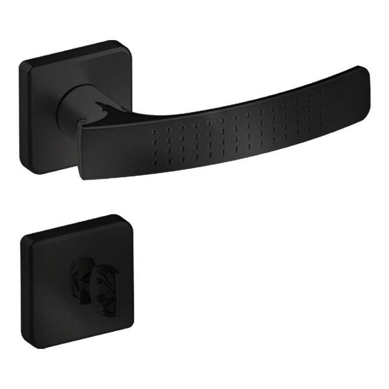 FECHADURA DOTS BANHEIRO PRETO FOSCO F-2800/64 - ALIANÇA