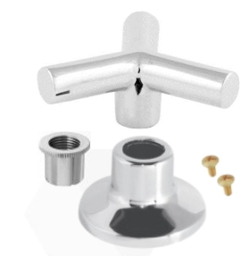 ACABAMENTO COMPLETO ESTRIA DOCOL C64 TRIZETA CROMADO