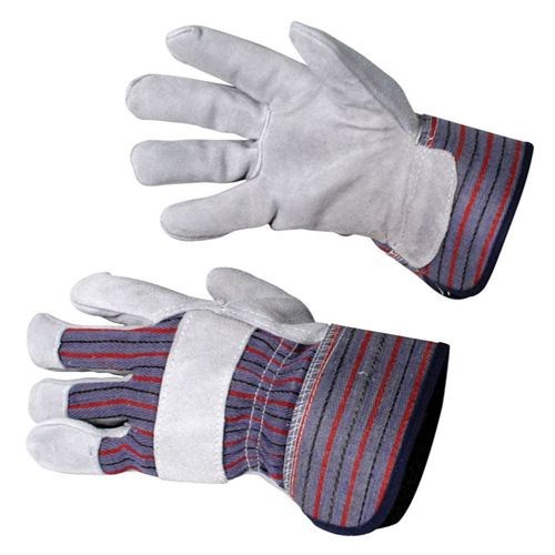 LUVA DE RASPA TECIDO T. 9 (G) - ELEGANTEC