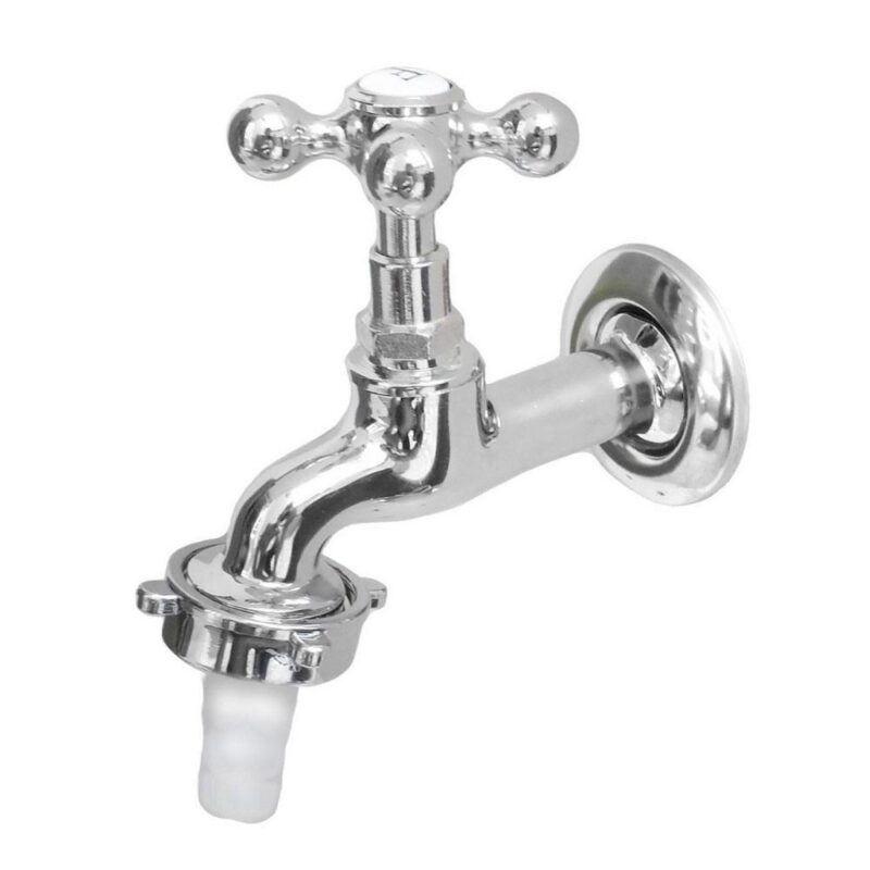 TORNEIRA ZAMAC 1130 CROMADA TANQUE/JARDIM C33 LITE C/ BICO