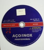 DISCO CORTE INOX 7'' X 1,6MM X 7/8 LARANJA / AZUL - BONO