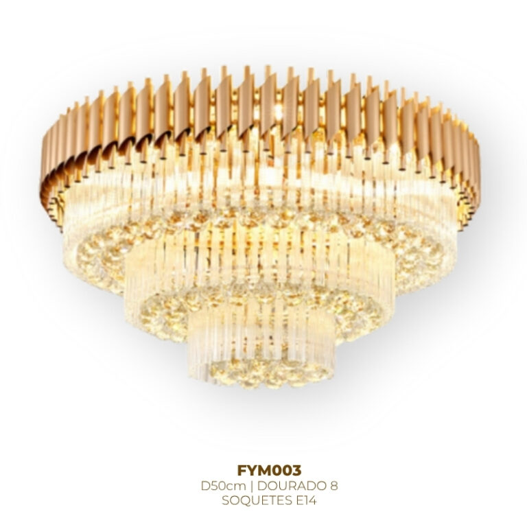 FYM003 - LUSTRE PEND GOLD D50CM