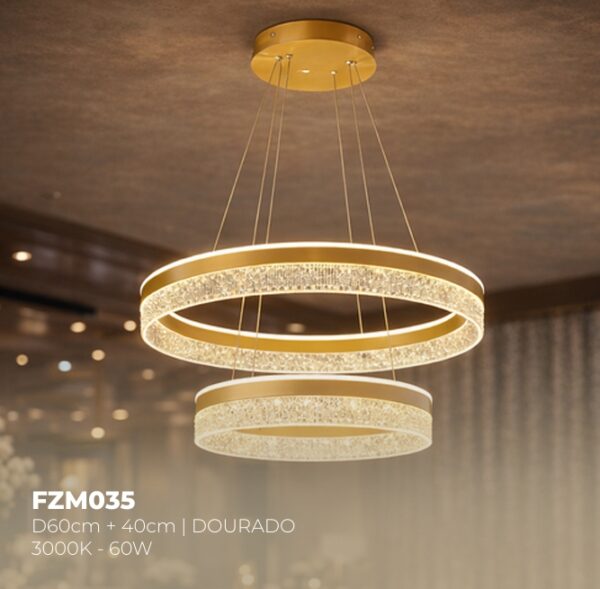 FZM035 - PEND. ACAB.SAND GOLD -60WD400+D600
