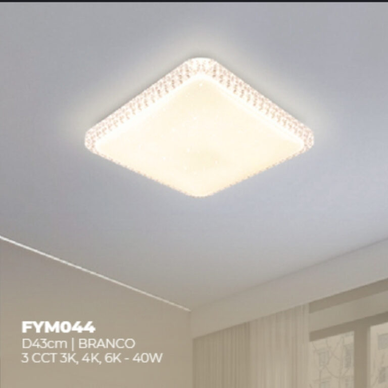 FYM044 LUM.FIXA ACABA. BRANCO- 3CCT 40W
