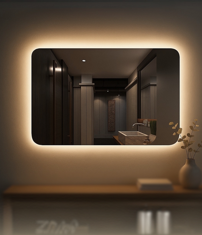 ESP8 -ESPELHO LED -RETANG.80X60 - 3CCT