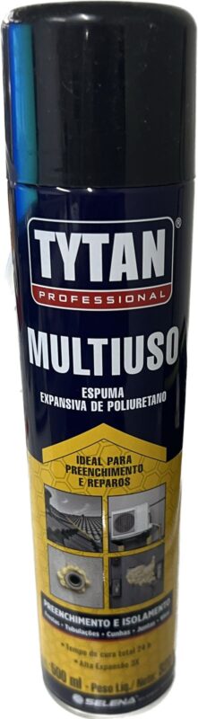 ESPUMA EXPANSIVA MULTIUSO 500 ML / 320G - TYTAN (VALIDADE - 09/26)