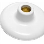 PLAFON C/ SOQUETE PORCELANA BRANCO BETEL