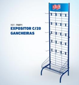 EXPOSITOR DE ASSENTO METALICO DISPLAY DE CHAO - HERC
