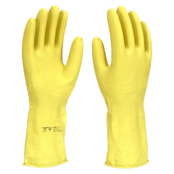 LUVA LATEX AMARELA T. 8 (M) - IMBAT