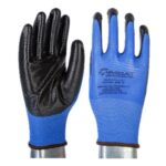 LUVA NITRIL WAVE AZUL T. 8 (M) - IMBAT