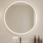 ESP3 -ESPELHO LED - REDON. 80X80 - 3CCT