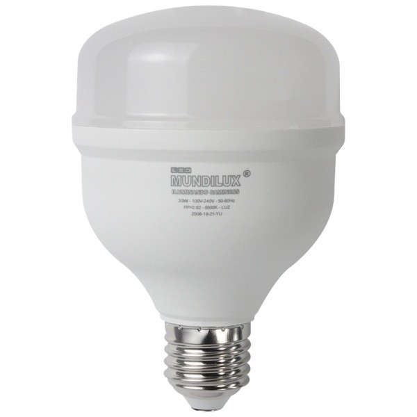 LAMPADA LED BULBO ALTO FATOR 75W 6500K E-27 - MUNDILUX