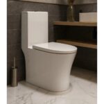 VASO SANITARIO MONOBLOCO REDONDO BRANCO C/ ASSENTO SOF. CLOSE -