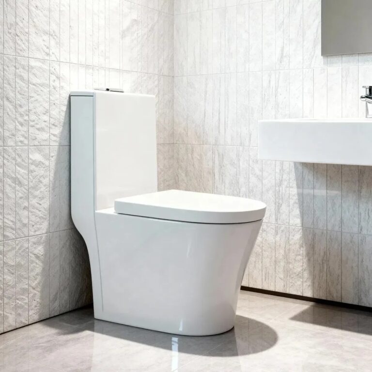 VASO SANITARIO MONOBLOCO REDONDO BRANCO C/ ASSENTO SOF. CLOSE -