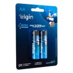 PILHA AA ULTRA ALCALINA BLISTER C/ 2 PC - ELGIN