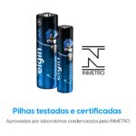 PILHA AA ULTRA ALCALINA BLISTER C/ 4 PC - ELGIN