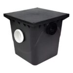 CAIXA COLETORA GORDURA PRETO 42L 410X403X100MM - HERC