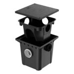 CAIXA COLETORA GORDURA PRETO 42L 410X403X100MM - HERC