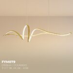 FYM079 - PEND ACAB.SAND GOLD.3CCT -D100 40W
