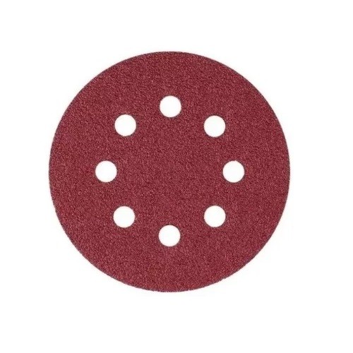 DISCO LIXA SECO VELCRO C/ FURO 225MM G. 220 - BF