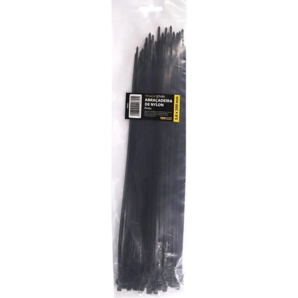 ABRAC NYLON PR 3.6MM X 300MM C/ 100 UN - TRADESTAR