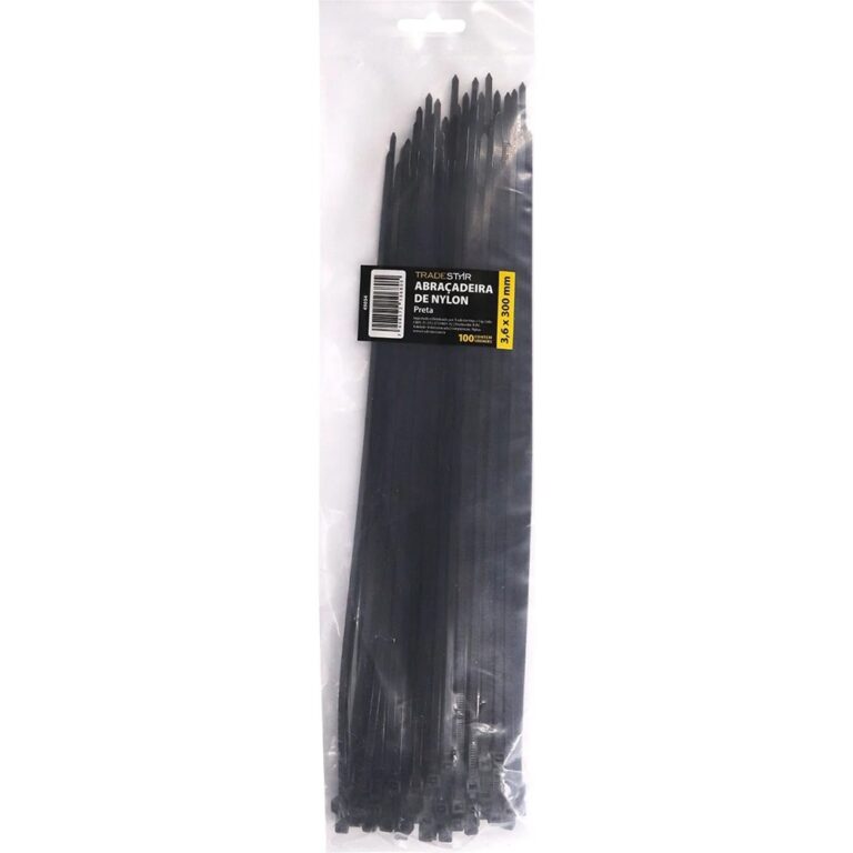 ABRAC NYLON PR 3.6MM X 300MM C/ 100 UN - TRADESTAR