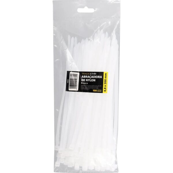ABRAC NYLON BR 4.8MM X 200MM C/ 100 UN - TRADESTAR