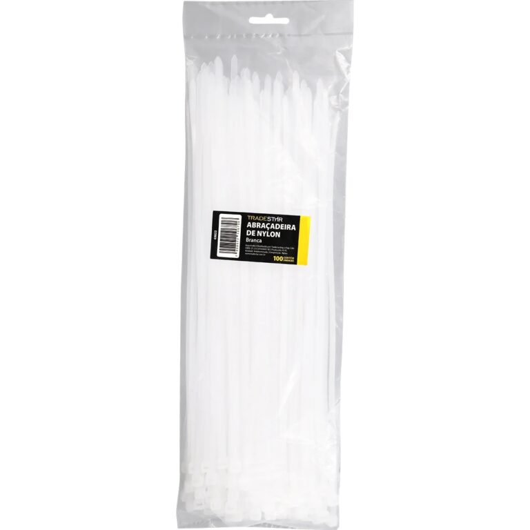 ABRAC NYLON BR 7.6MM X 250MM C/ 50 UN - TRADESTAR