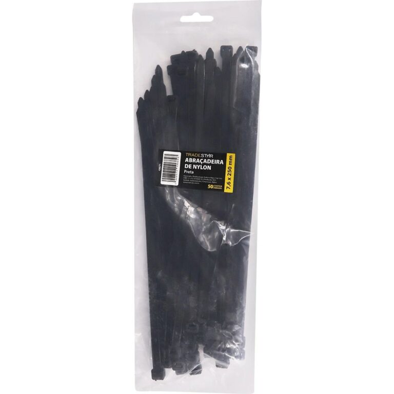 ABRAC NYLON PR 7.6MM X 250MM C/ 50 UN - TRADESTAR