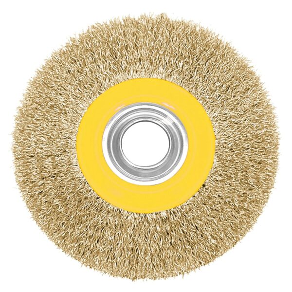 ESCOVA ACO CIRCULAR ONDULADA 6" X 1" M14 - TRADESTAR
