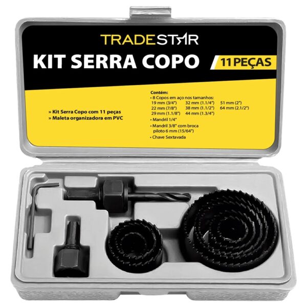 JG. SERRA COPO 19 A 64MM C/ 11 PC - TRADESTAR