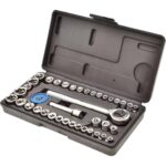 JG. SOQUETE SEXTAVADO C/ 40 PC E C/ CHAVE CATRACA - TRADESTAR