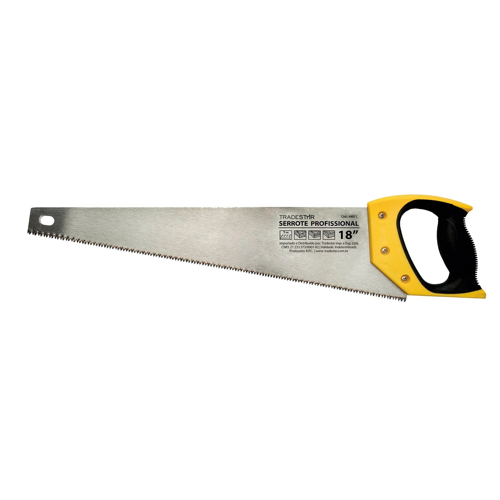 8d94480c-e768-498c-82c8-eba2b59231ff SERROTE P/ MADEIRA C/ CABO PLASTICO 18" - TRADESTAR