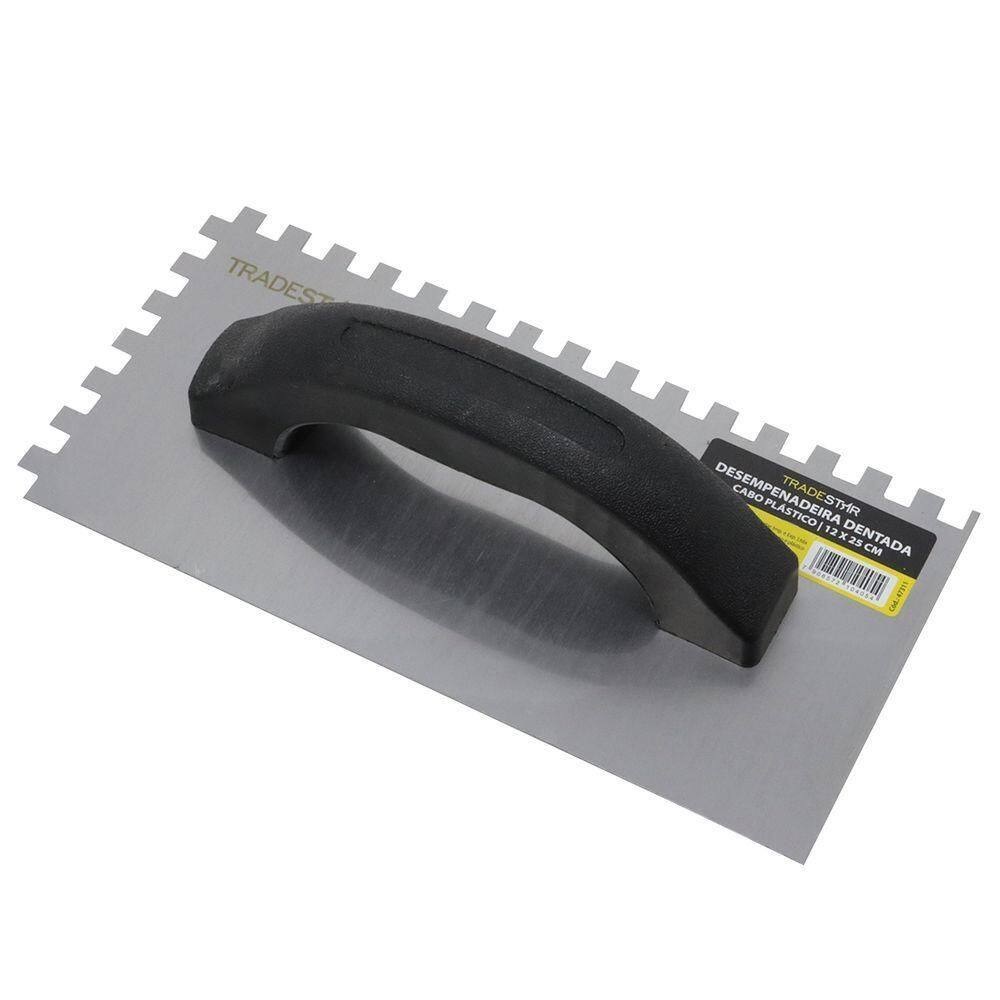 37613500-e7e3-469e-ad59-caf73bbd7fd0 DESEMPENADEIRA DENTADA 12 X 25CM - TRADESTAR